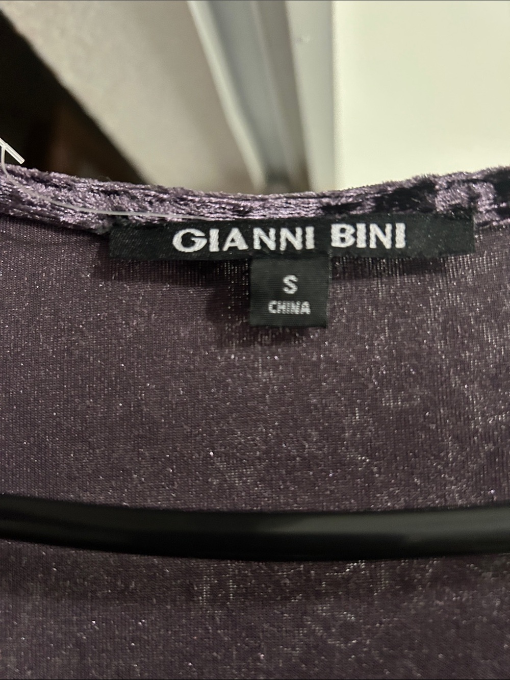 Gianni Bini Velvet Wrap Maxi Dress in Deep Plum - Women - Picture 2 of 2